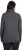 Ulla Popken Turtleneck Ribbed Trim Long Sleeve Sweater Charcoal Grey Melange - Naisten hupparit ja collegepaidat isot koot - 