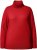 Ulla Popken Turtleneck Ribbed Trim Long Sleeve Sweater Salsa Red - Naisten hupparit ja collegepaidat isot koot - 