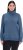 Ulla Popken Turtleneck Ribbed Trim Long Sleeve Sweater Atlantic Blue - Naisten hupparit ja collegepaidat isot koot - 