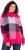 Ulla Popken Grand Check Long Sleeve Sweater Red Pink - Naisten hupparit ja collegepaidat isot koot - 