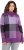 Ulla Popken Grand Check Long Sleeve Sweater Violet - Naisten hupparit ja collegepaidat isot koot - 