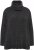 Ulla Popken Soft Textured Chenille Oversized Fit Sweater Graphite Grey - Naisten hupparit ja collegepaidat isot koot - 