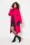 Ulla Popken Long Turtleneck Duster Sweater Red Pink - Naisten hupparit ja collegepaidat isot koot - Mukavat collegepaidat, huput ja neuleet