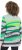 Ulla Popken Landscape Stripe Sweater Moss Green - Naisten hupparit ja collegepaidat isot koot - 
