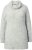 Ulla Popken Space Yarn Oversized Turtleneck Sweater Light Grey Melange - Naisten hupparit ja collegepaidat isot koot - 