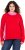 Ulla Popken Color Block Long Sleeve Sweater Lychee - Naisten hupparit ja collegepaidat isot koot - 