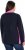 Ulla Popken Color Block Long Sleeve Sweater Ink Blue - Naisten hupparit ja collegepaidat isot koot - 