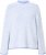 Ulla Popken Striped Wool Blend Turtleneck Sweater Sky Blue - Naisten hupparit ja collegepaidat isot koot - 
