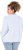 Ulla Popken Striped Wool Blend Turtleneck Sweater Sky Blue - Naisten hupparit ja collegepaidat isot koot - 