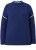 Ulla Popken Contrast Trim Long Sleeve Sweater Dark Blue - Hupparit ja collegepaidat - 