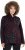 Ulla Popken Leopard Print Scarf Sweater Dark Ruby - Naisten hupparit ja collegepaidat isot koot - 