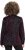 Ulla Popken Leopard Print Scarf Sweater Dark Ruby - Naisten hupparit ja collegepaidat isot koot - 