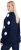 Ulla Popken Fluffy Polka Dot Sweater Ink Blue - Hupparit ja collegepaidat - 