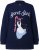 Ulla Popken Whimsical Holiday Sweater Navy - Naisten hupparit ja collegepaidat isot koot - 
