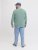 Jack & Jones Brandon Sweatshirt Turquoise - Hupparit ja collegepaidat - Miesten hupparit ja collegepaidat isot koot