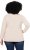 Ulla Popken Drawstring Collar Long Sleeve Sweatshirt Nature Melange - Naisten hupparit ja collegepaidat isot koot - 