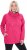 Ulla Popken Drawstring Collar Long Sleeve Sweatshirt Magenta Pink - Naisten hupparit ja collegepaidat isot koot - 
