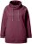 Ulla Popken Drawstring Collar Long Sleeve Sweatshirt Dark Berry - Hupparit ja collegepaidat - 