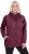 Ulla Popken Drawstring Collar Long Sleeve Sweatshirt Dark Berry - Hupparit ja collegepaidat - 