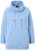 Ulla Popken Drawstring Collar Long Sleeve Sweatshirt Light Blue - Naisten hupparit ja collegepaidat isot koot - 