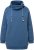 Ulla Popken Drawstring Collar Long Sleeve Sweatshirt Blue Denim - Naisten hupparit ja collegepaidat isot koot - 
