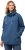 Ulla Popken Drawstring Collar Long Sleeve Sweatshirt Blue Denim - Naisten hupparit ja collegepaidat isot koot - 