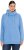 Ulla Popken Drawstring Collar Long Sleeve Sweatshirt Light Cornflower - Naisten hupparit ja collegepaidat isot koot - 