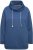 Ulla Popken Drawstring Collar Long Sleeve Sweatshirt Ink Blue - Naisten hupparit ja collegepaidat isot koot - 