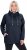 Ulla Popken Drawstring Collar Long Sleeve Sweatshirt Navy - Ulla Popken - 