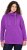 Ulla Popken Drawstring Collar Long Sleeve Sweatshirt Purple - Naisten hupparit ja collegepaidat isot koot - 