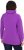 Ulla Popken Drawstring Collar Long Sleeve Sweatshirt Purple - Naisten hupparit ja collegepaidat isot koot - 