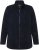 Ulla Popken Modular Fleece Zip Front Jacket Navy - Naisten hupparit ja collegepaidat isot koot - 