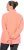 Ulla Popken Modular Fleece Zip Front Jacket Neon Pink - Naisten hupparit ja collegepaidat isot koot - 