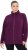 Ulla Popken Modular Fleece Zip Front Jacket Dark Cherry - Naisten hupparit ja collegepaidat isot koot - 