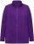 Ulla Popken Modular Fleece Zip Front Jacket Dark Plum - Naisten hupparit ja collegepaidat isot koot - 