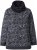 Ulla Popken Teddy Collar Printed Sweatshirt Black - Naisten hupparit ja collegepaidat isot koot - 