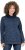 Ulla Popken Teddy Collar Printed Sweatshirt Navy - Naisten hupparit ja collegepaidat isot koot - 