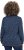 Ulla Popken Teddy Collar Printed Sweatshirt Navy - Naisten hupparit ja collegepaidat isot koot - 