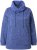 Ulla Popken Teddy Collar Printed Sweatshirt Atlantic Blue - Naisten hupparit ja collegepaidat isot koot - 