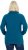 Ulla Popken Rhinestone Snowflake Turtleneck Sweatshirt Teal - Naisten hupparit ja collegepaidat isot koot - 