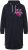 Ulla Popken Extra Long Abstract Graphic Hoodie Navy - Naisten hupparit ja collegepaidat isot koot - 