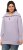 Ulla Popken Long Sleeve Troyer Collar Sweatshirt Pastel Lilac - Naisten hupparit ja collegepaidat isot koot - 