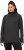 Ulla Popken Sweatshirt with Gaiter Black - Naisten hupparit ja collegepaidat isot koot - 