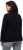Ulla Popken Tonal Leopard Print Longline Zip-Up Sweatshirt Black - Naisten hupparit ja collegepaidat isot koot - 