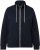 Ulla Popken Contrast Color Zip Up Sweatshirt Navy - Hupparit ja collegepaidat - 