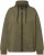 Ulla Popken Contrast Color Zip Up Sweatshirt Loden Green - Naisten hupparit ja collegepaidat isot koot - 