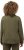 Ulla Popken Contrast Color Zip Up Sweatshirt Loden Green - Naisten hupparit ja collegepaidat isot koot - 