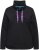 Ulla Popken Stand-Up Collar Long Sleeve Sweatshirt Black - Naisten hupparit ja collegepaidat isot koot - 