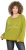 Ulla Popken Embroidered Freedom Rolled Edge Sweatshirt Avocado Green - Naisten hupparit ja collegepaidat isot koot - 