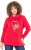 Ulla Popken Sparkling Candy Cane Graphic Sweatshirt Salsa - Naisten hupparit ja collegepaidat isot koot - 